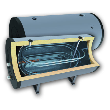 ThermoFlux Brauchwasserspeicher THBWS-R 1000  horizontal  | 1 WT | www.klimaworld.com