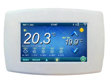 ThermoFlux digitaler Raumkorrektor CSK Touch optional Wi-Fi | klimaworld.com