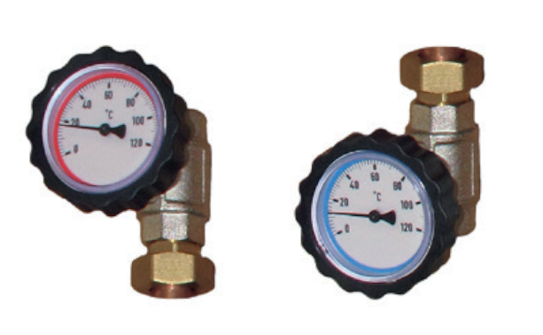Thermometer mit Absperreinnrichtung - TWL AnschlsetFriwa