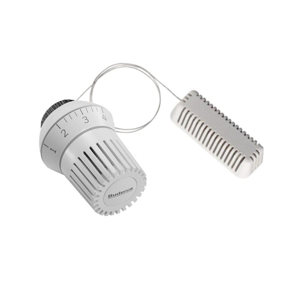 Buderus Thermostatkopf | BD2-F | Klemmanschluss | mit Fernfühler