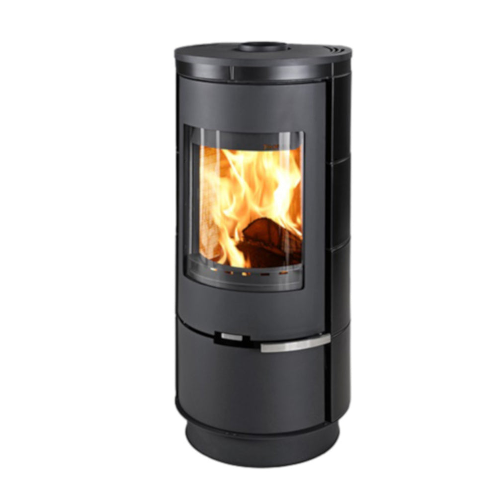Thorma Kaminofen | ANDORRA Keramik Standard | 7,5 kW | Schwarz | www.klimaworld.com