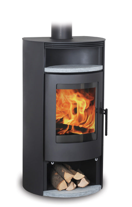 Warmluft Kaminofen Florida Tinjan 6,5 kW Stahl