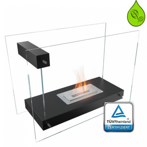 Kratki Biokamin Ethanolkamin Dekorativ-Tischkamin Linate schwarz TÜV 