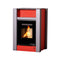 Aquaflam Vario Lend | wasserführender Kaminofen | 11/5kW | rot