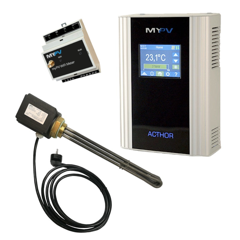 AC Thor Set | PV Manager für Eigenverbrauch | Warmwasserbereitung mit Solarstrom