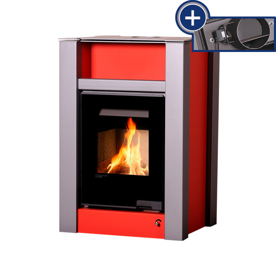 HS Flamingo | Kaminofen | Auquflam Verio | Lend | 11 kW ➔ Klimaworld.com