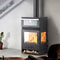 Teba Therm Kaminofen Holzofen TKS-15 | mit Backfach | 12 kW