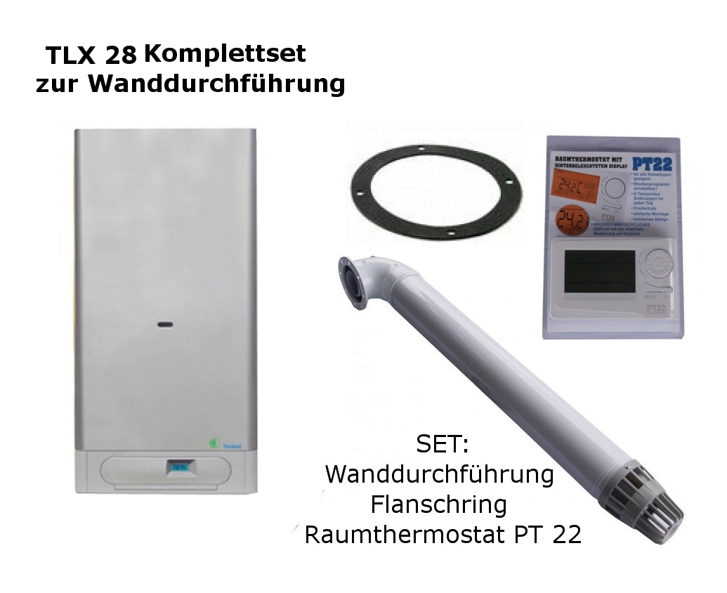 Gastherme Therm 28 TLX mit 13 - 28 kW WAND-SET 