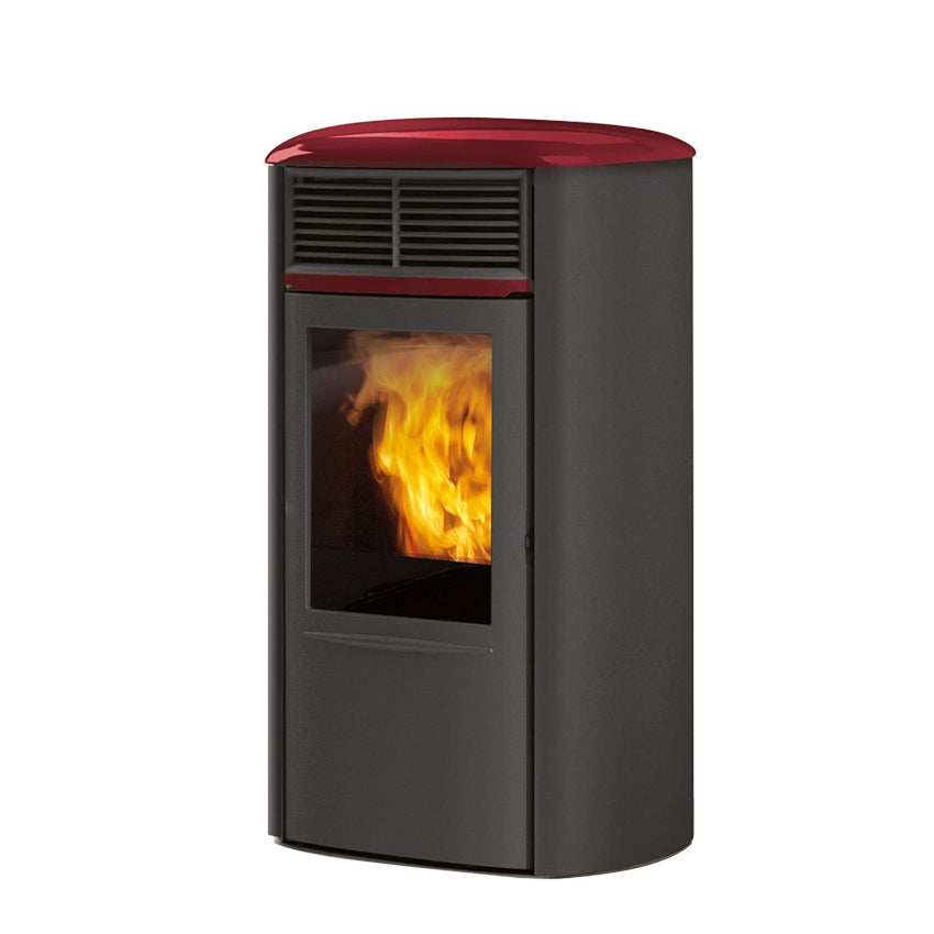 Edilkamin Pelletofen Aris Up Plus | Top Keramik bordeaux