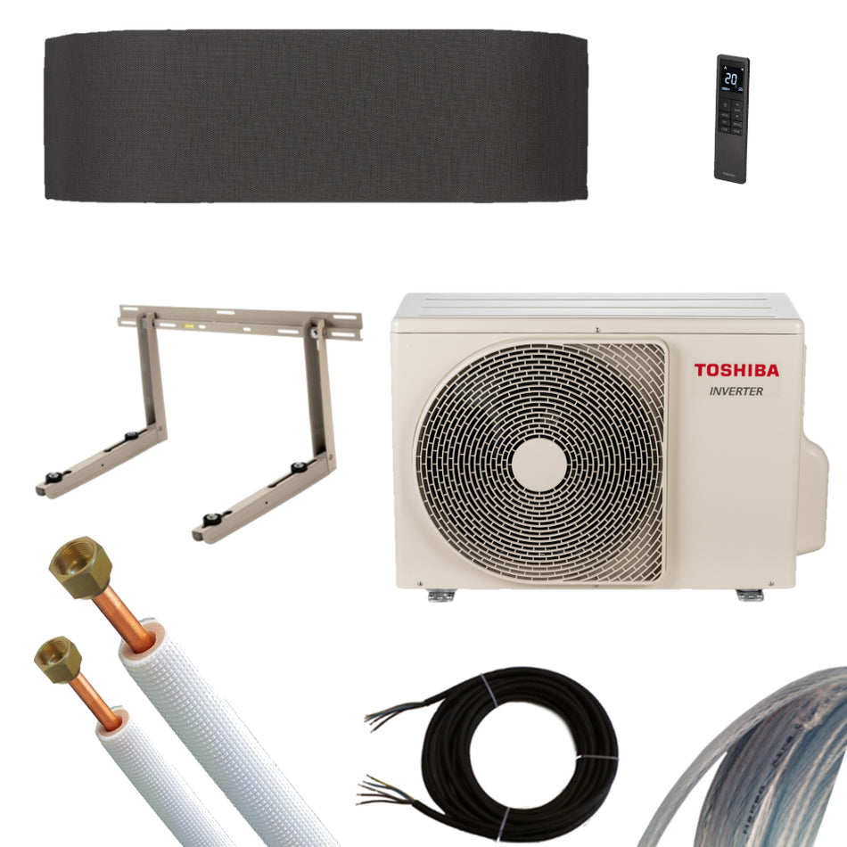 Toshiba Haroi Komplettset Kupferrohrleitung
