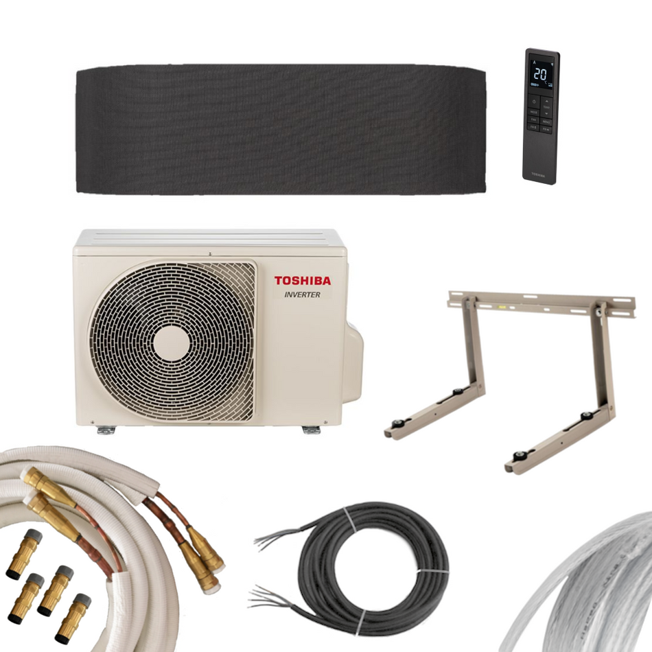 Toshiba Haori Monosplit Klimaanlage mit Quick-Connect | kliamworld.com