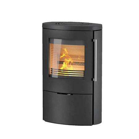  TermaTech | Kaminofen | TT80RL | Stahl | 5,5 kW | schwarz 