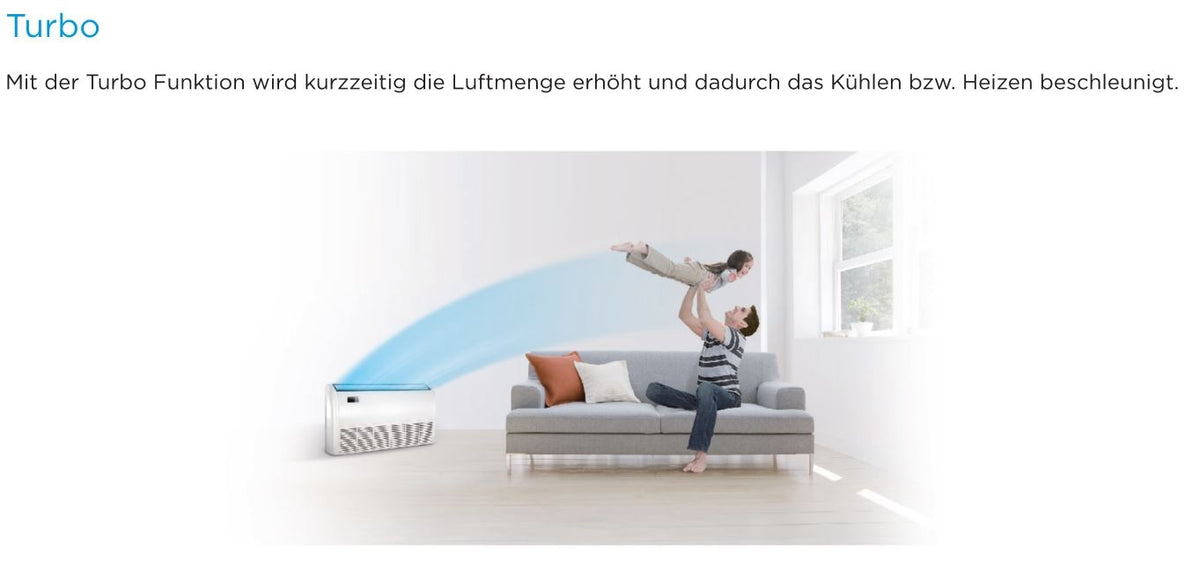 Midea Klimaanlage Flextruhengerät MUE-24FNXD0 mit 6,9kW | 24000 BTU