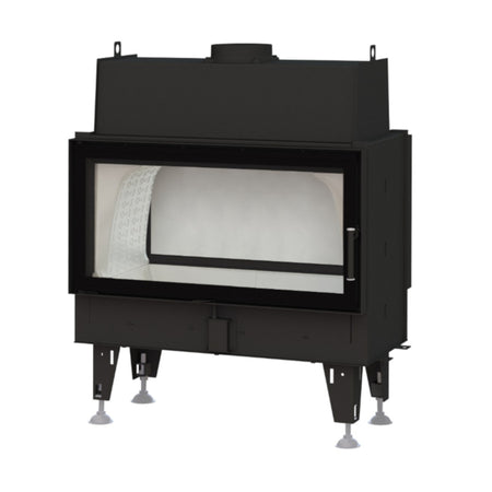 BeF Home Warmluft Kamineinsatz | TWIN 10 N II | Tunnelkamin | 14 kW