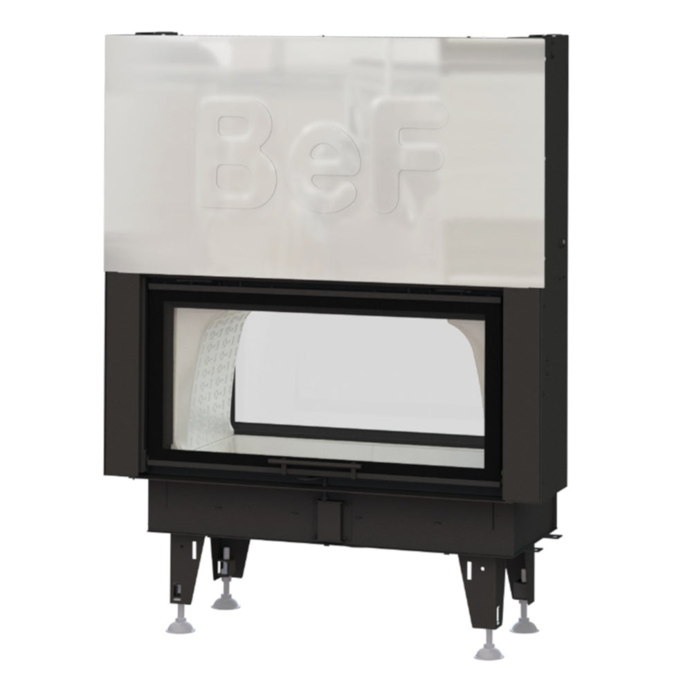 BeF Home Warmluft Kamineinsatz | TWIN V 10 II | Tunnelkamin | 14 kW | klimaworld.com