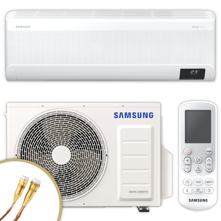 Samsung Klimaanlage WindFree Nordic Premium Set mit Innengerät, Außengerät und Fernbedienung in weiß; mit Quick-Connect Anschluss | Klimaworld.com