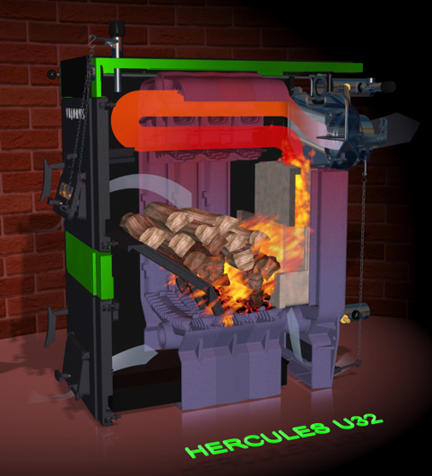 Festbrennstoffkessel Viadrus Hercules U32 