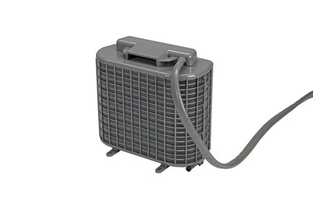 Außeneinheit und Schlauch