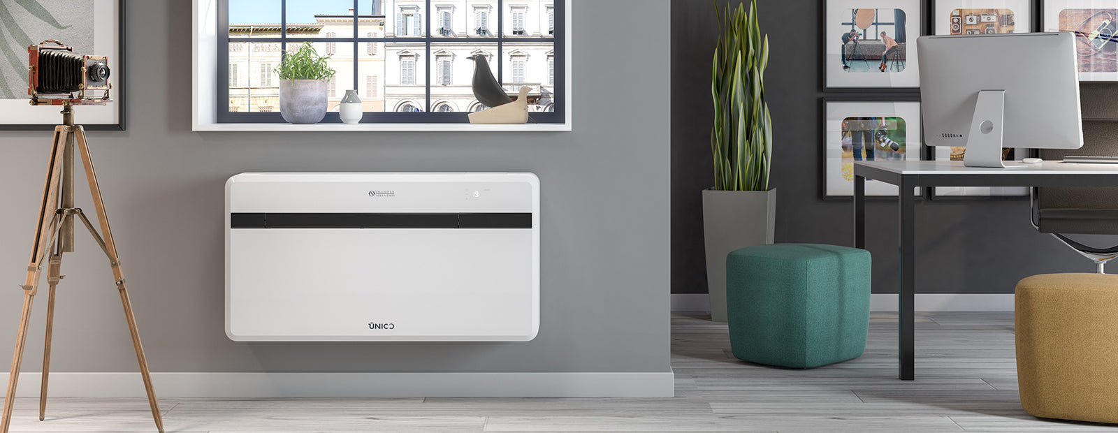 Olimpia Splendid Unico Evo-F 16 HP PVA mit 2,1 kW, Ambiente | Klimaworld.com