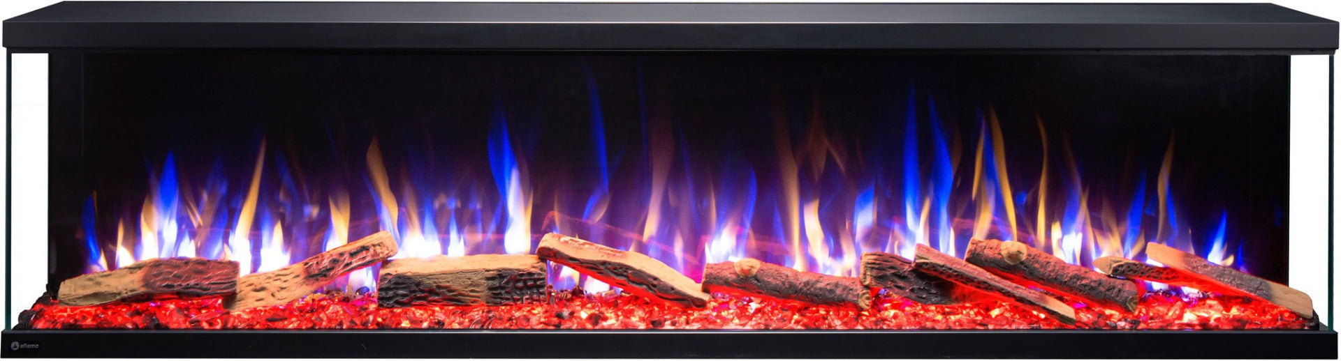 Aflamo Elektrokamin Unique 140 NH Blau-Rot | Klimaworld.com