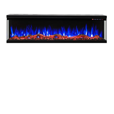 Aflamo LED Elektrokamin Wandkamin | Unique 107 mit Holz | Klimaworld.com