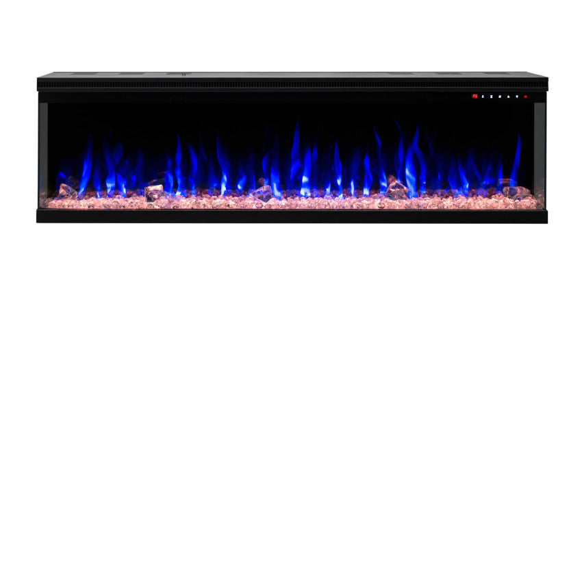 Aflamo LED Elektrokamin Wandkamin | Unqiue 127 mit Kristalle | Klimaworld.com