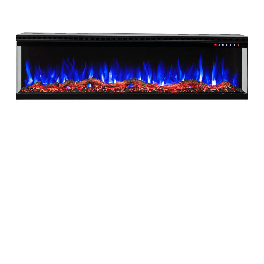 Aflamo LED Elektrokamin Wandkamin | Unique 166 mit Holz | Klimaworld.com