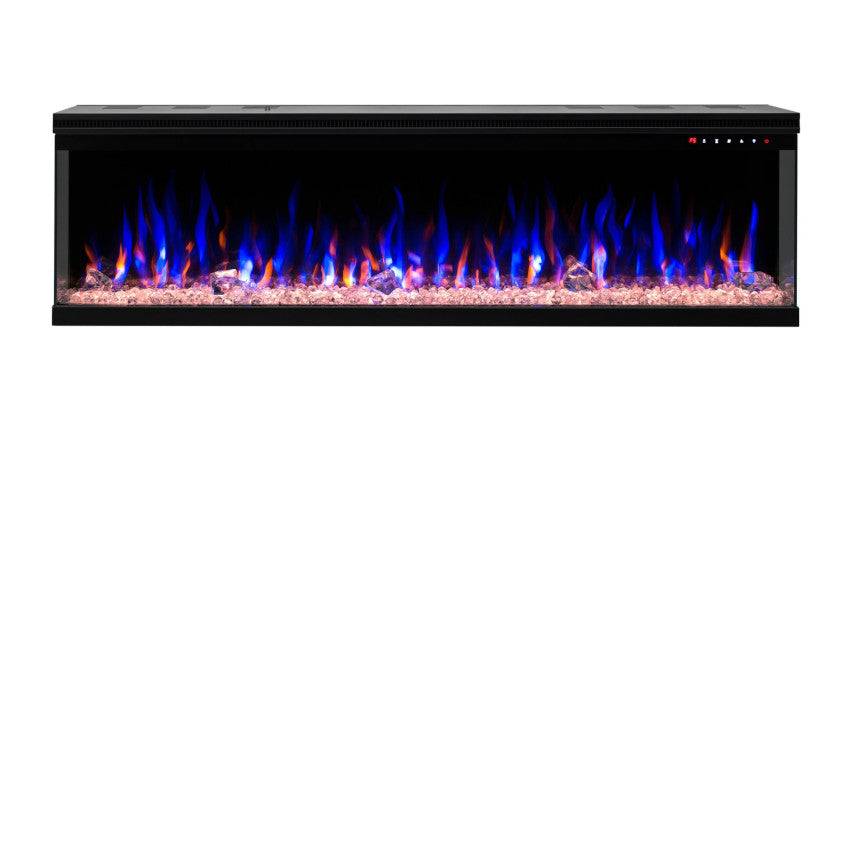 Aflamo LED Elektrokamin Wandkamin | Unique 166 mit Kristalle | Klimaworld.com