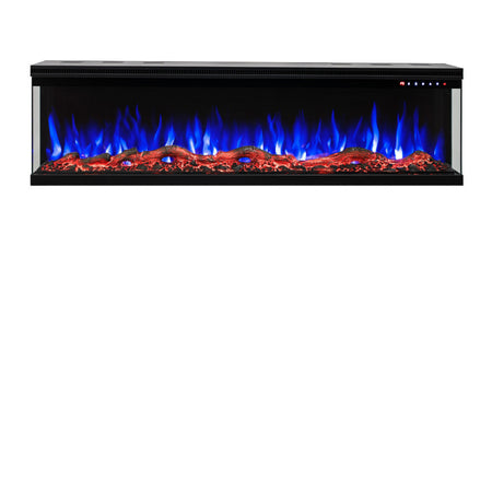 Aflamo LED Elektrokamin Wandkamin | Unique 183 mit Holz | Klimaworld.com