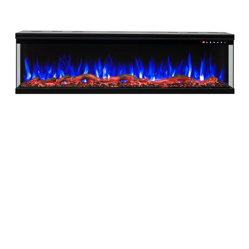 Aflamo LED Elektrokamin Wandkamin | Unique 183 mit Holz | Klimaworld.com