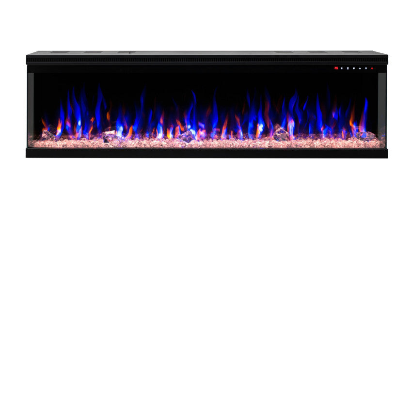 Aflamo LED Elektrokamin Wandkamin | Unique 254 mit Kristallen | Klimaworld.com