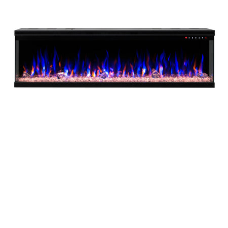 Aflamo LED Elektrokamin Wandkamin | Unique 254 mit Kristallen | Klimaworld.com