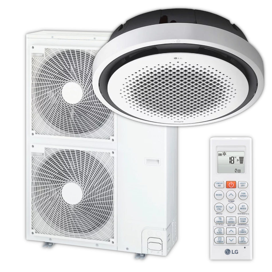 LG Split Klimaanlage Set 360°-Unterdeckengerät UT36F | 11,00 kW
