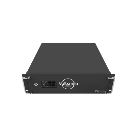 schwarzes Voltsmile Batteriemodul V10 RPC 5,12 kWh | Ansicht von oben