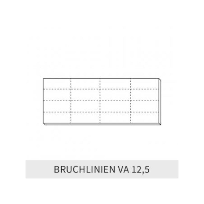 Ansicht Bruchlinien - Maincor MFL Trockenbauelement ALU | VA 12,5 