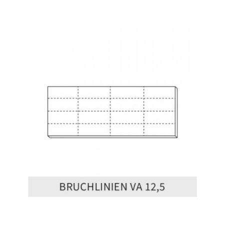 Ansicht Bruchlinien - Maincor MFL Trockenbauelement ALU | VA 12,5 