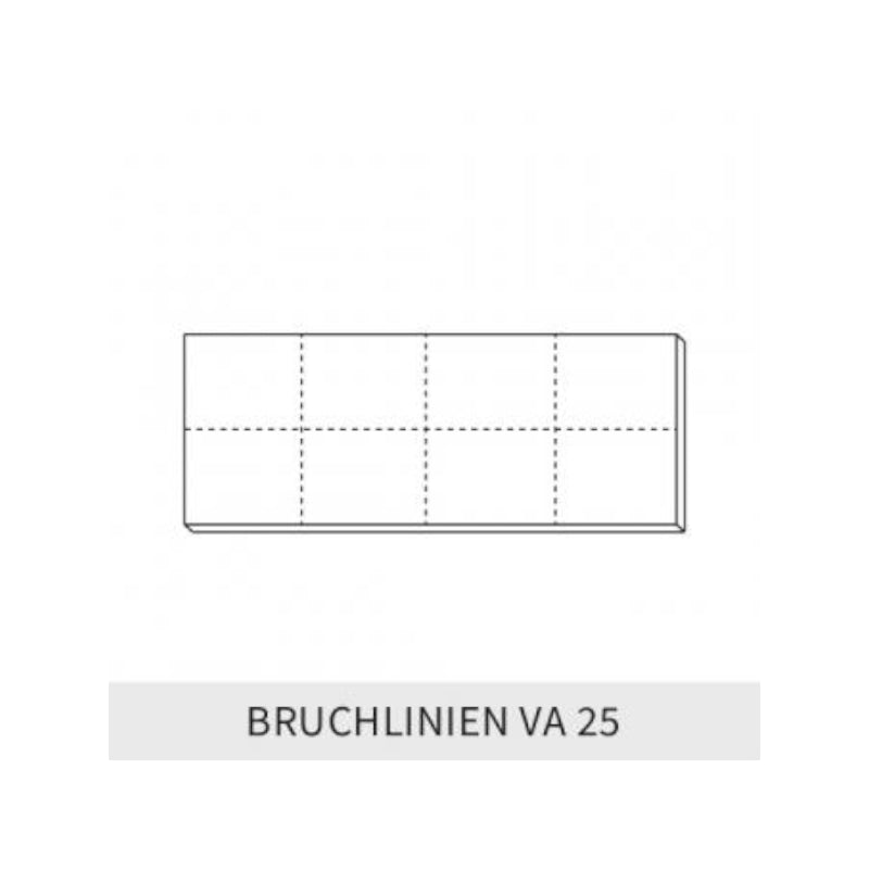 Ansicht Bruchlinien - Maincor MFL Trockenbauelement ALU | VA 25