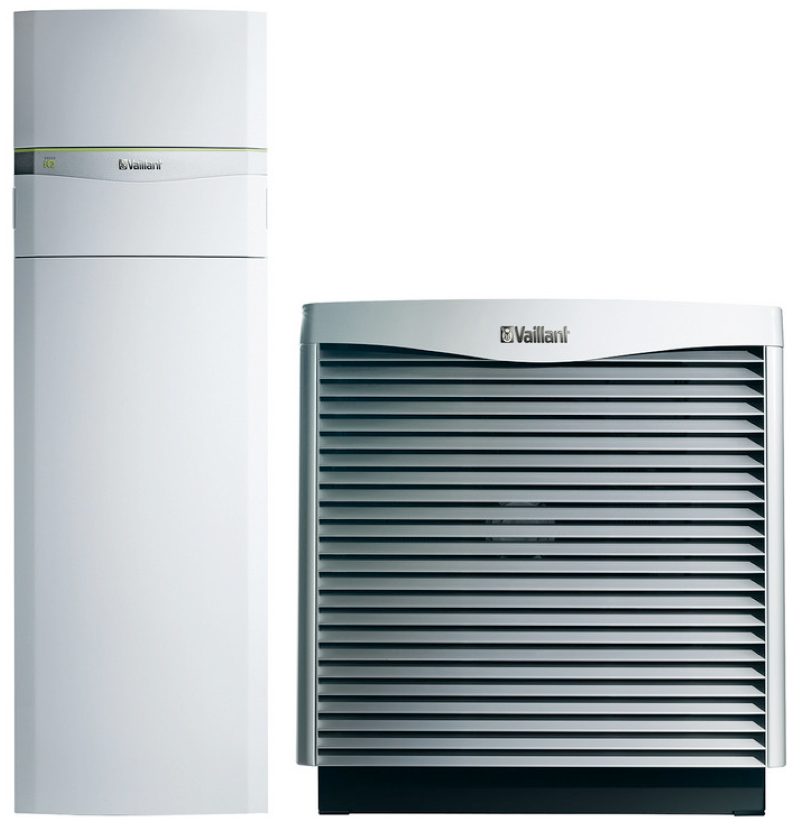 Vaillant Luft-Wasser-Wärmepumpe flexoCOMPACT + aroCOLLECT | klimaworld.com