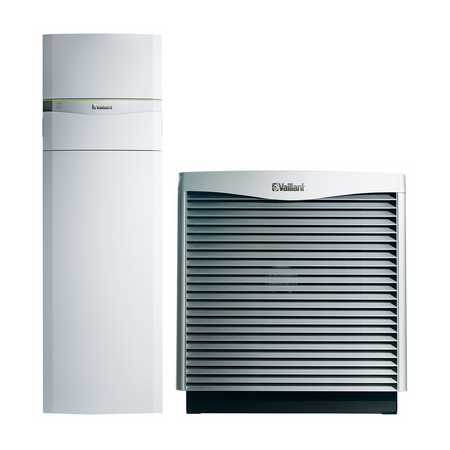 Vaillant Luft-Wasser-Wärmepumpe flexoCOMPACT + aroCOLLECT | klimaworld.com