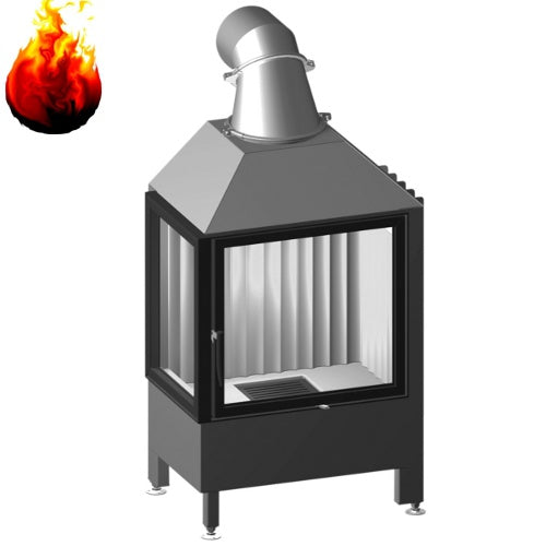 Spartherm Kamineinsatz Brennzelle Varia 2L Prestige, Eckscheibe
