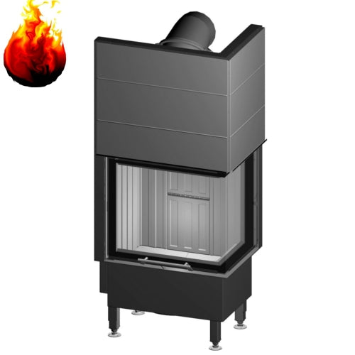 Spartherm Kamineinsatz Brennzelle Varia 2R-55h-4S Linear 4s, 7kW