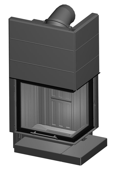 Spartherm Kamineinsatz Brennzelle Varia 2R-55h-4S Linear 4s, 7kW Tragrahmen Nah