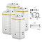 Rotex Heizöltank variosafe Set - 4x1000 L Tank inkl. Zubehör | VSF 112