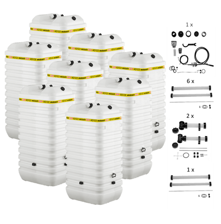 Rotex Heizöltank variosafe Set - 8x1000 L Tank inkl. Zubehör | VSF 113 ➔ Klimaworld.com