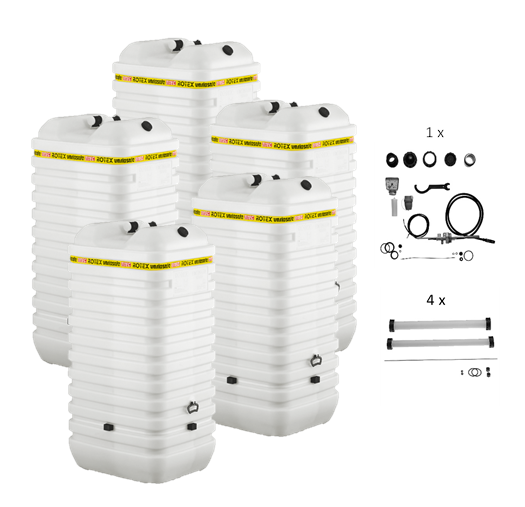Rotex Heizöltank variosafe Set - 5x1000 L Tank inkl. Zubehör | VSF 117 ➔ Klimaworld.com
