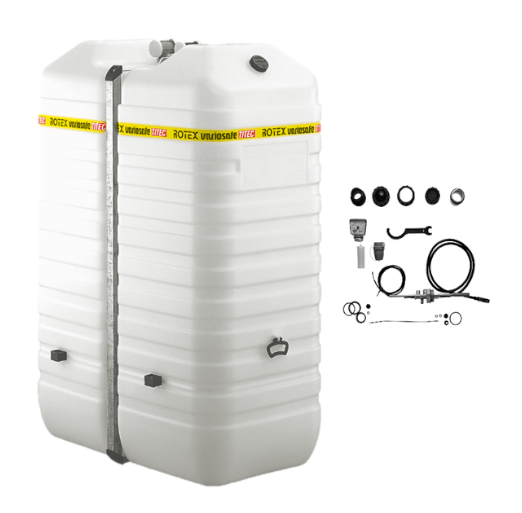 Rotex Heizöltank variosafe Set - 1x1500 L Tank inkl. Zubehör | VSF151 ➔ Klimaworld.com