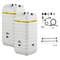 Rotex Heizöltank variosafe Set - 2x750 L Tank inkl. Zubehör | VSF 2