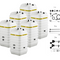 Rotex Heizöltank variosafe Set - 6x600 L Tank inkl. Zubehör | VSF 604