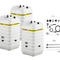 Rotex Heizöltank variosafe Set - 3x600 L Tank inkl. Zubehör | VSF 607