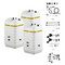 Rotex Heizöltank variosafe Set - 3x600 L Tank inkl. Zubehör | VSF 622
